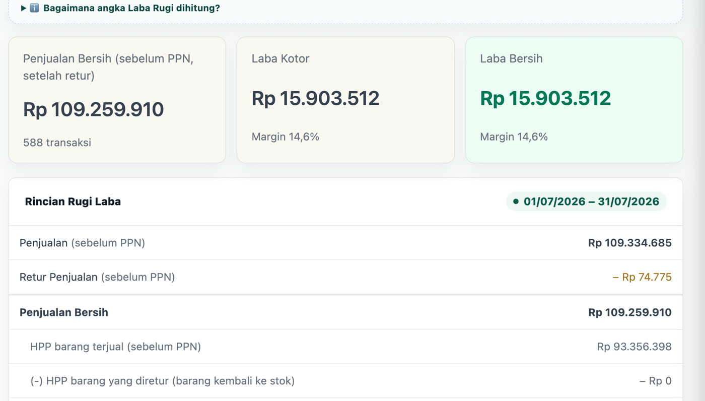 Tampilan aplikasi Farmalite